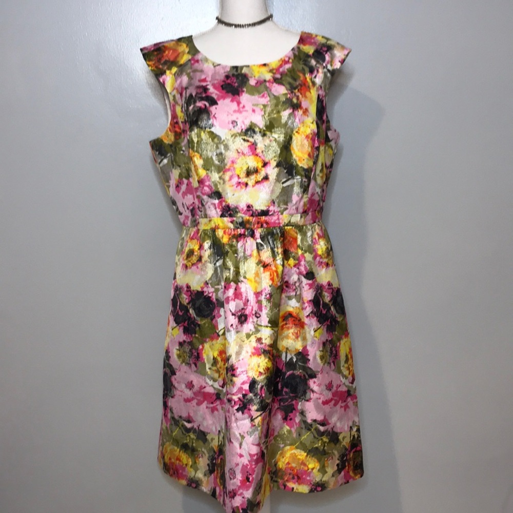 Inc International Concepts Floral Dress W/ Pockets